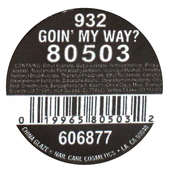 Goin My Way label.png
