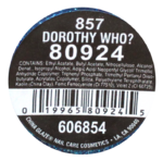 CG Dorothy Who label.png